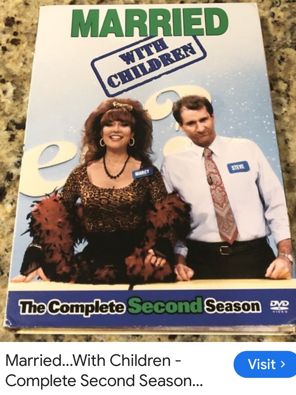 #2721* Married with Children Poster Featuring Main Cast - Blue & Green - Picture 7 of 17